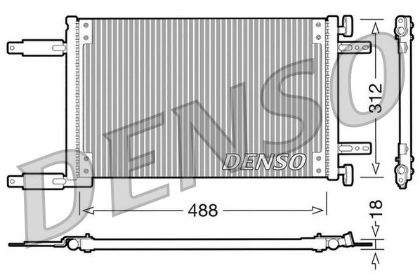 Denso Ac Condenser DCN09041 - image 2