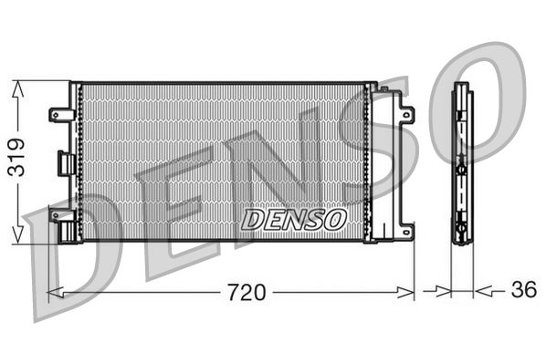 Denso Ac Condenser DCN09042 - image 2