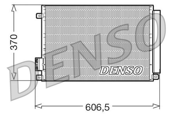 Denso Ac Condenser DCN09045 - image 2