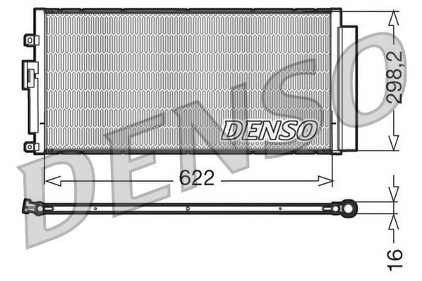 Denso Ac Condenser DCN09046 - image 2