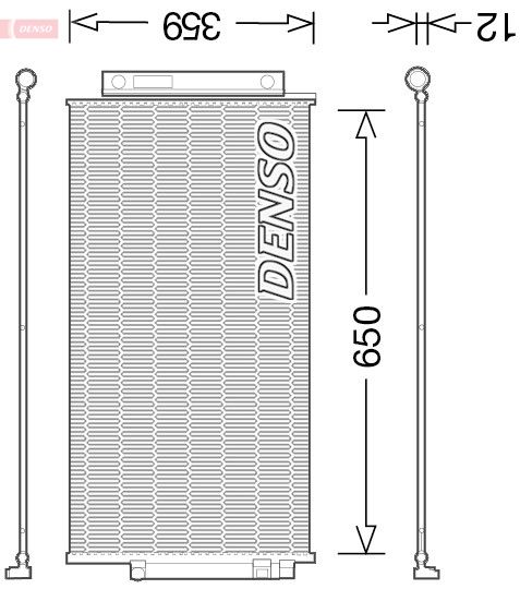 Denso Ac Condenser DCN09047 - image 2
