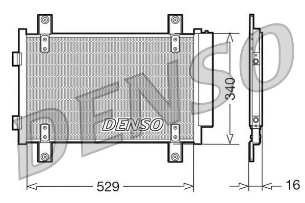 Denso Ac Condenser DCN09049 - image 2