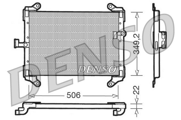 Denso Ac Condenser DCN09050 - image 2