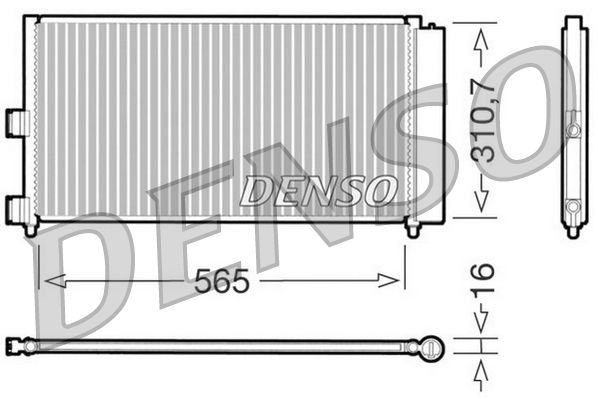 Denso Ac Condenser DCN09070 - image 2