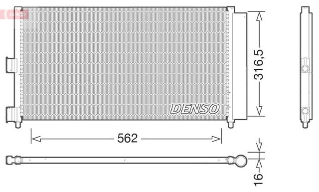 Denso Ac Condenser DCN09072 - image 2