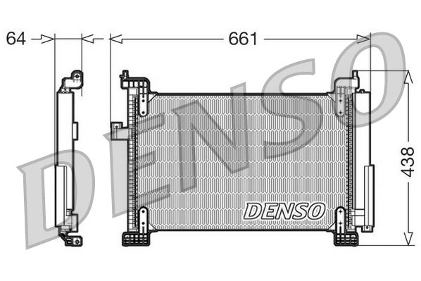 Denso Ac Condenser DCN09085 - image 2