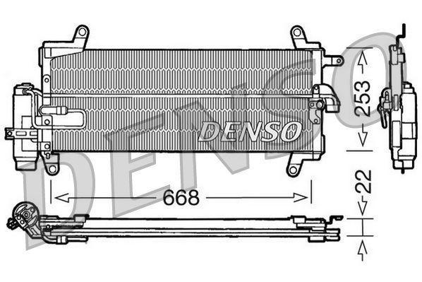 Denso Ac Condenser DCN09093 - image 2