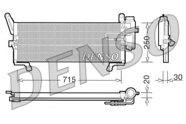 Denso Ac Condenser DCN09095 - image 2