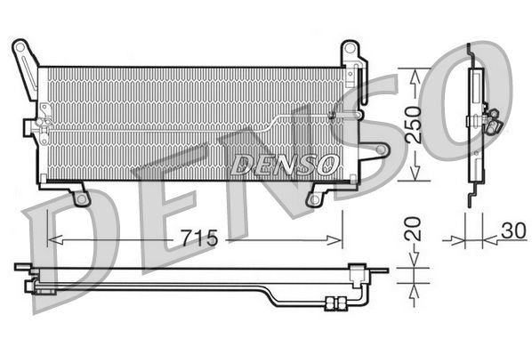 Denso Ac Condenser DCN09097 - image 2