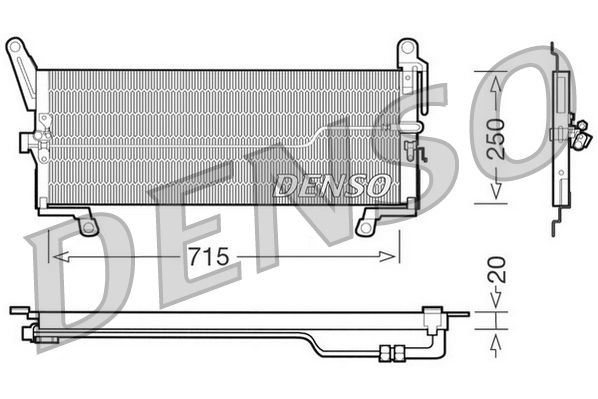 Denso Ac Condenser DCN09098 - image 2