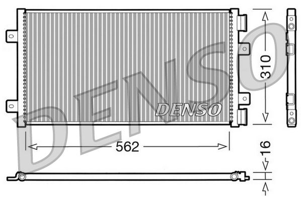 Denso Ac Condenser DCN09101 - image 2