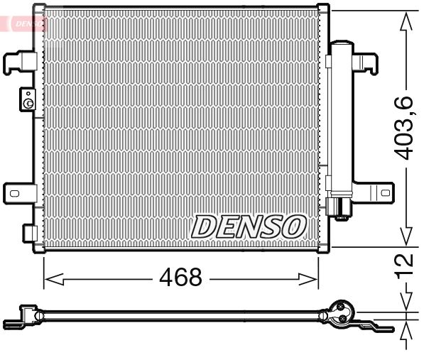 Denso Ac Condenser DCN09124 - image 2