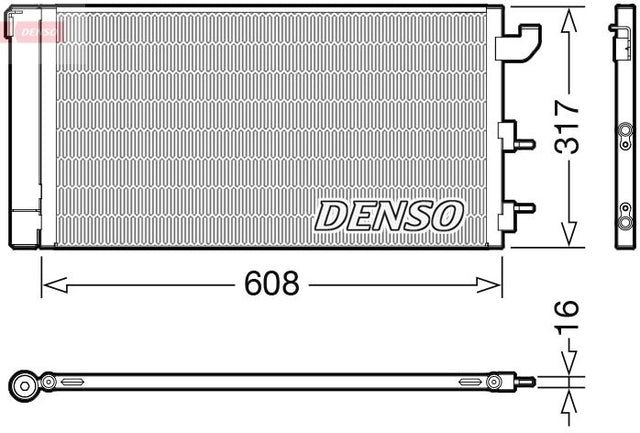 Denso Ac Condenser DCN09144 - image 2