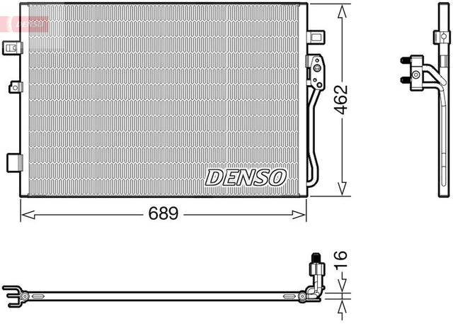 Denso Ac Condenser DCN09145 - image 2