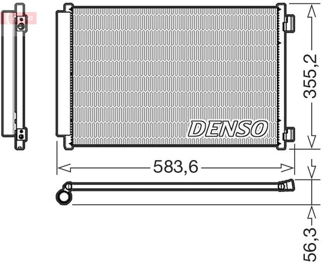 Denso Ac Condenser DCN09146 - image 2