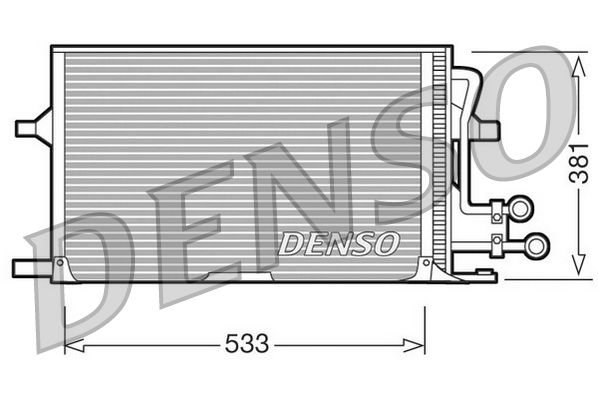 Denso Ac Condenser DCN10003 - image 2