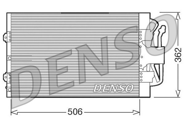 Denso Ac Condenser DCN10004 - image 2