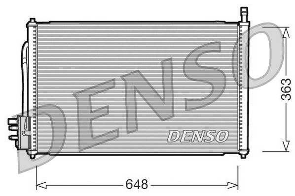 Denso Ac Condenser DCN10006 - image 2