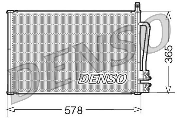Denso Ac Condenser DCN10008 - image 2