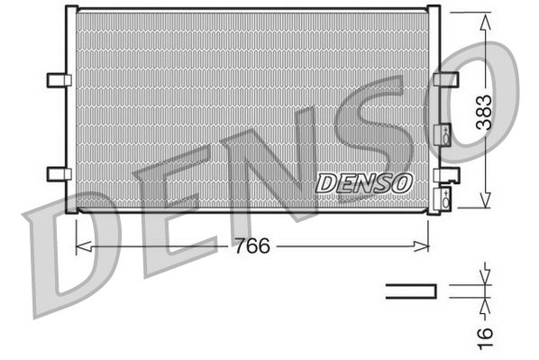 Denso Ac Condenser DCN10009 - image 2