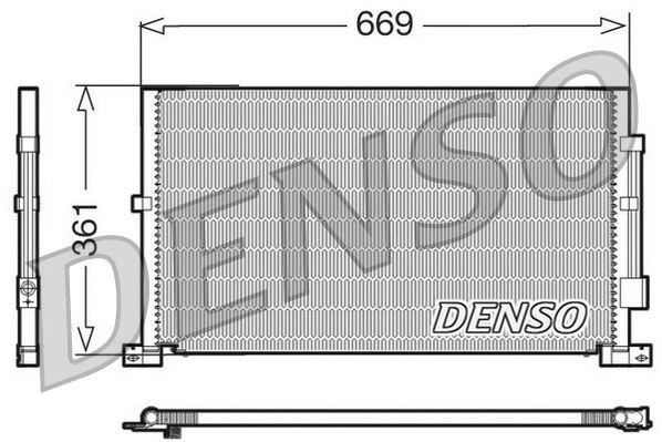 Denso Ac Condenser DCN10012 - image 2