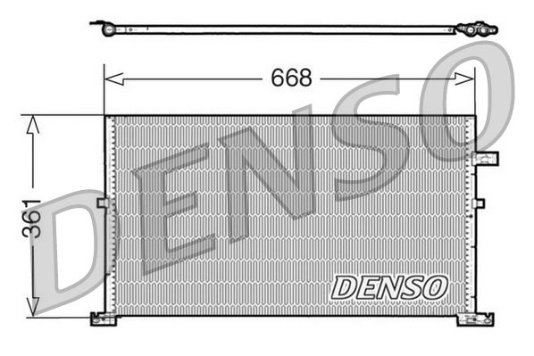 Denso Ac Condenser DCN10013 - image 2