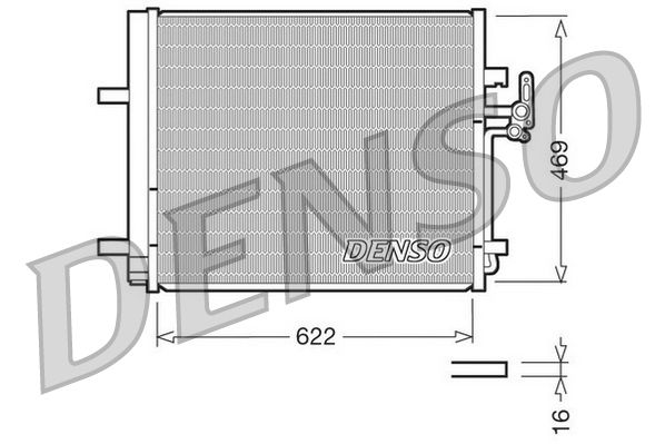 Denso Ac Condenser DCN10016 - image 2