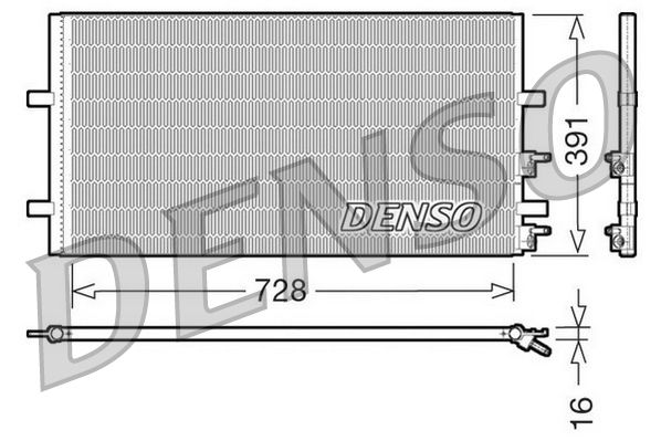 Denso Ac Condenser DCN10017 - image 2