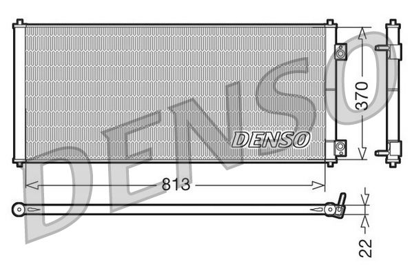 Denso Ac Condenser DCN10018 - image 2