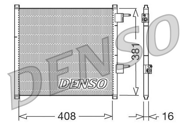 Denso Ac Condenser DCN10019 - image 2
