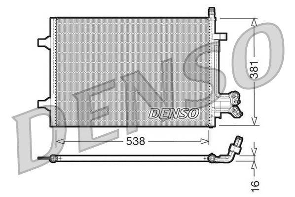 Denso Ac Condenser DCN10022 - image 2
