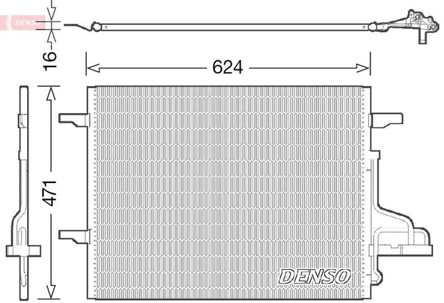 Denso Ac Condenser DCN10027 - image 2