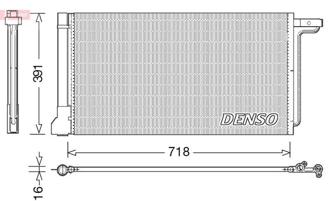 Denso Ac Condenser DCN10028 - image 2