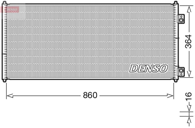 Denso Ac Condenser DCN10032 - image 2