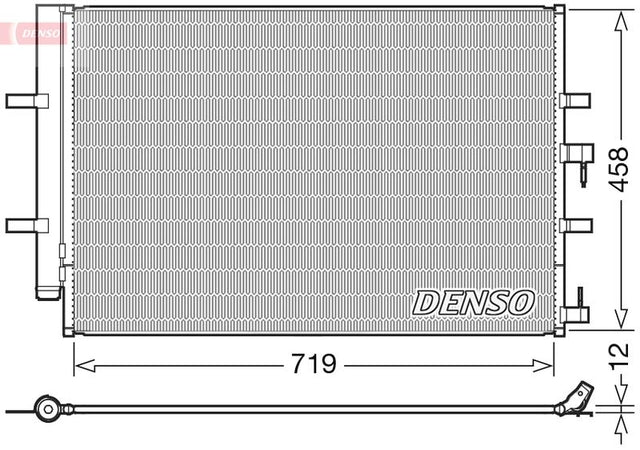 Denso Ac Condenser DCN10036 - image 2