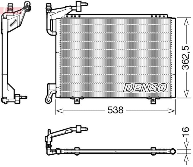 Denso Ac Condenser DCN10042 - image 2
