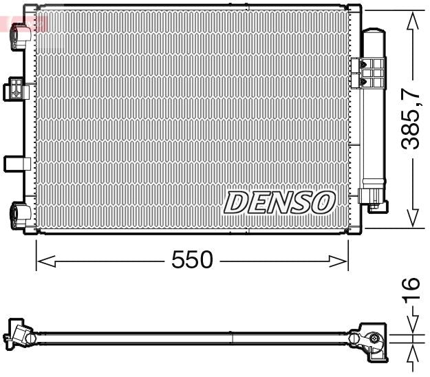 Denso Ac Condenser DCN10043 - image 2