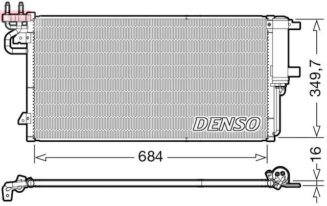 Denso Ac Condenser DCN10045 - image 2
