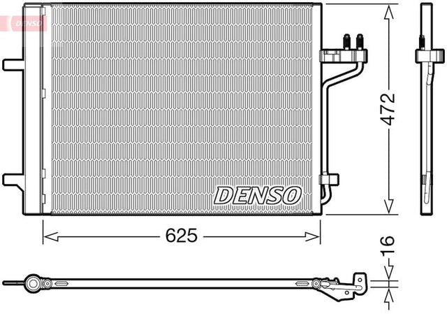 Denso Ac Condenser DCN10047 - image 2