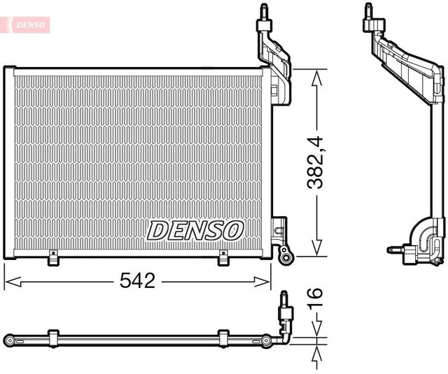 Denso Ac Condenser DCN10048 - image 2