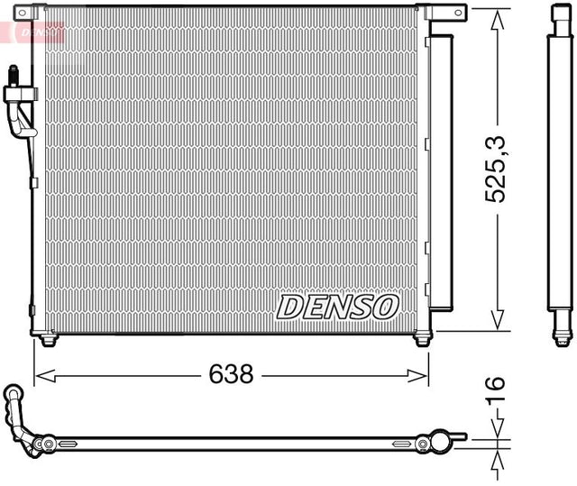Denso Ac Condenser DCN10049 - image 2