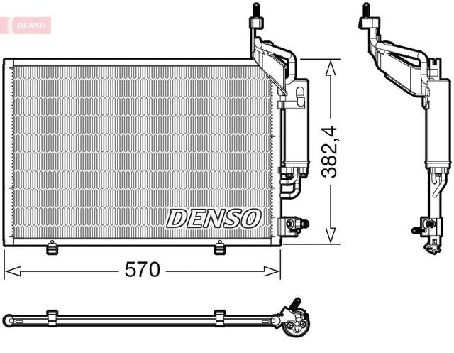 Denso Ac Condenser DCN10050 - image 2