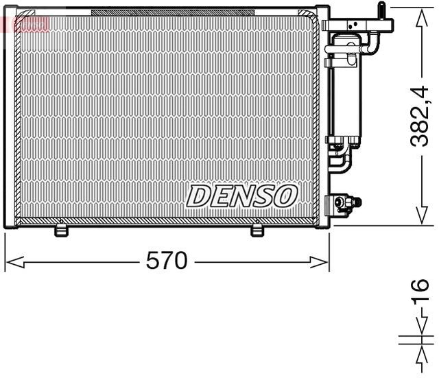 Denso Ac Condenser DCN10052 - image 2