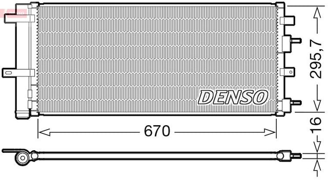Denso Ac Condenser DCN10053 - image 2