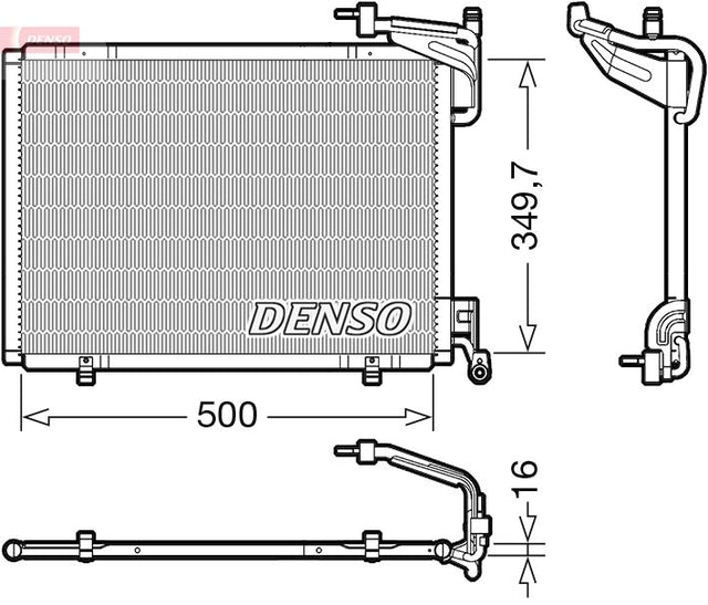 Denso Ac Condenser DCN10054 - image 2