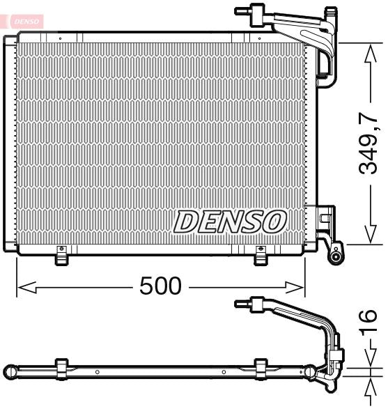 Denso Ac Condenser DCN10055 - image 2