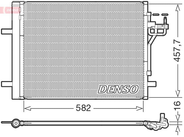 Denso Ac Condenser DCN10056 - image 2