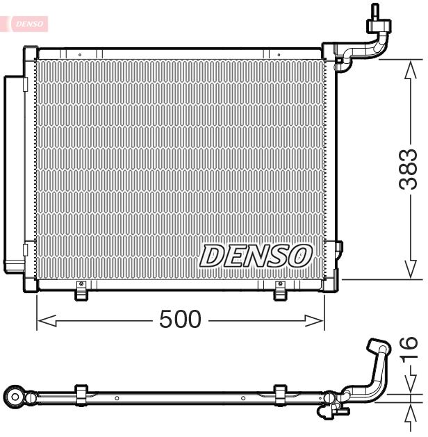 Denso Ac Condenser DCN10057 - image 2