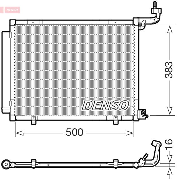 Denso Ac Condenser DCN10058 - image 2