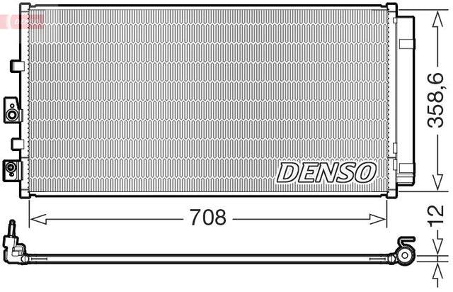Denso Ac Condenser DCN10061 - image 2